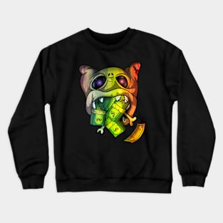 Badass Graffiti Kitty Cash Cat Crewneck Sweatshirt